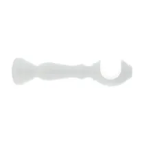 SUPPORTO LEGNO P/BASTONE BIANCO 18 CM 2 PZ