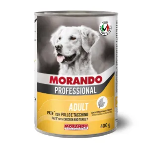 CIBO CANE MORANDO LATT  400 G PAT POLLO TACCH (24