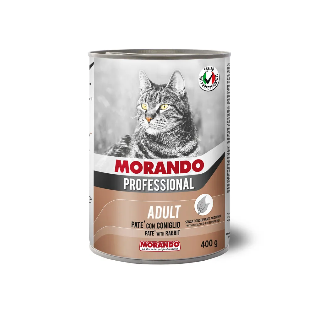 CIBO GATTO MORANDO LATT 400 G PAT CONIGLIO (24 CIBO GATTO MORANDO LATT 400 G PAT CONIGLIO (24