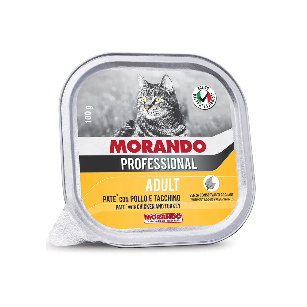 CIBO GATTO MORANDO VSC 100 G PATE POLLO TACCHIN (32 CIBO GATTO MORANDO VSC 100 G PATE POLLO TACCHIN (32