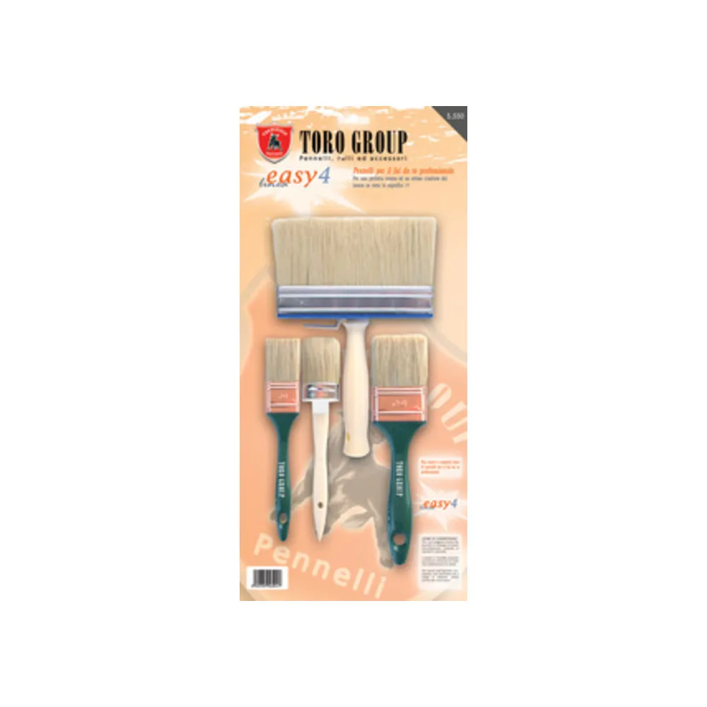 SET 4 PENNELLI SETOLA BIONDA EASY4 S/550 SET 4 PENNELLI SETOLA BIONDA EASY4 S/550