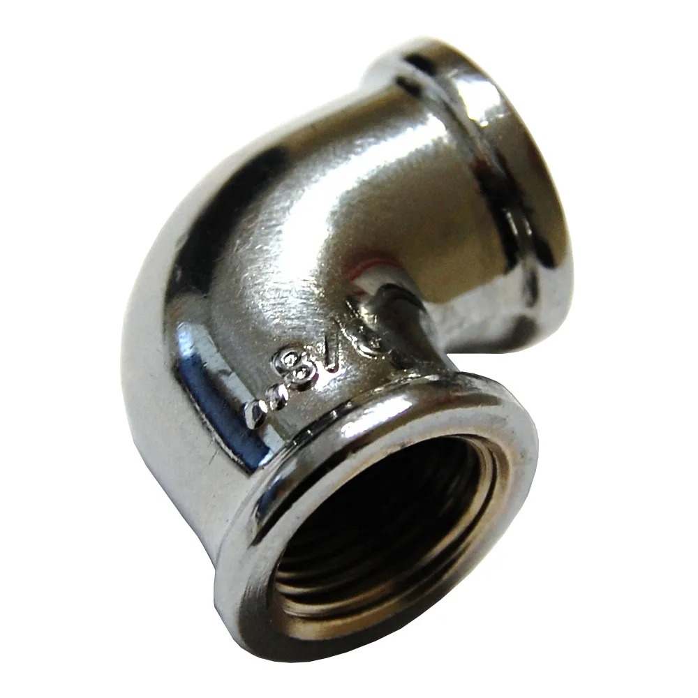 IDRAULICA - GOMITO FF 90 OTTONE CROMATO D 3/4 (10 IDRAULICA - GOMITO FF 90 OTTONE CROMATO D 3/4 (10