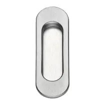 MANIGLIA OVALE P/PORTA SCORR S/FORO OTT CRO SAT (10