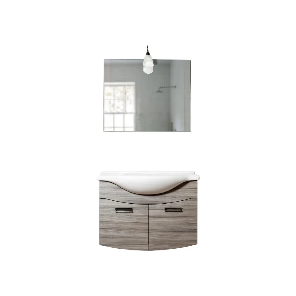 MOBILE BAGNO IRIS 2 ANTE 85 SOSP. PALISSANDRO MOBILE BAGNO IRIS 2 ANTE 85 SOSP. PALISSANDRO