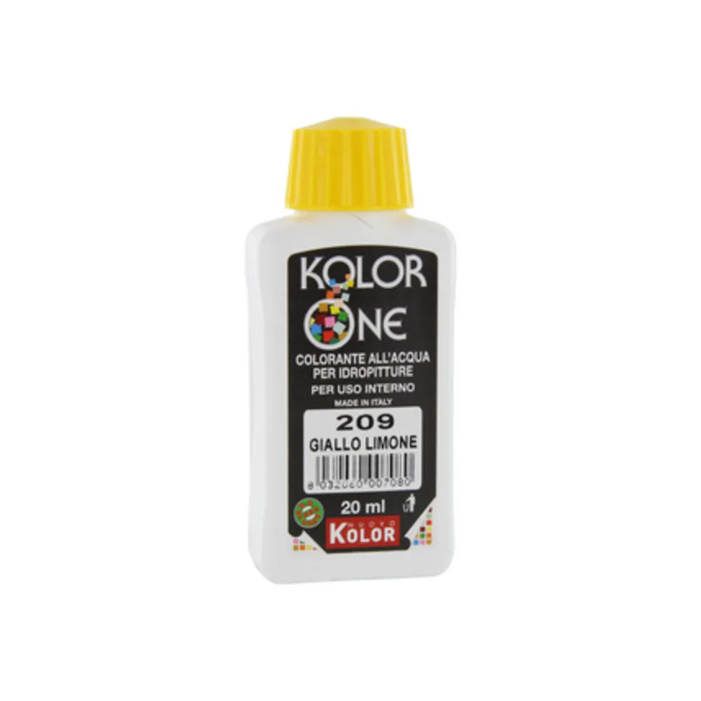 COLORANTE KOLOR ONE 20 ML GIALLO LIMONE 209 (12 COLORANTE KOLOR ONE 20 ML GIALLO LIMONE 209 (12