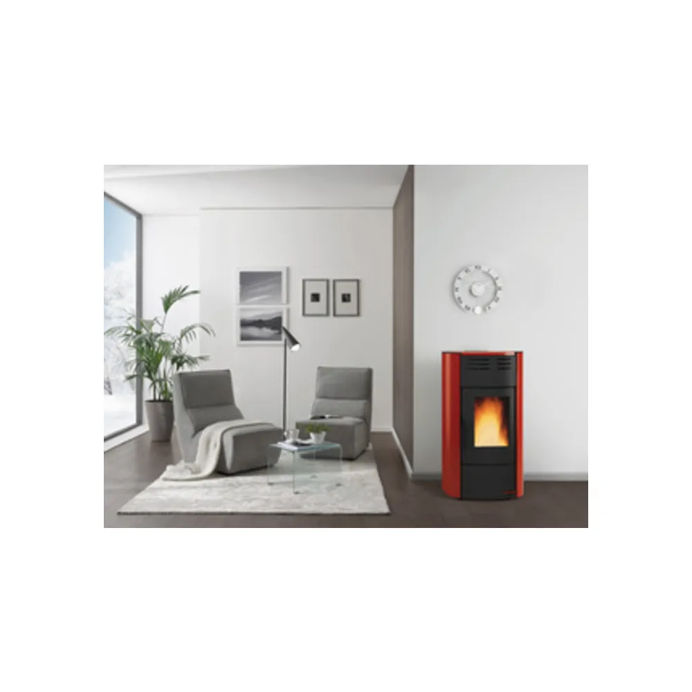 TERMOSTUFA PELLET VENT 18.1KW RAFFAELLA IDRO H15 BORDEAUX