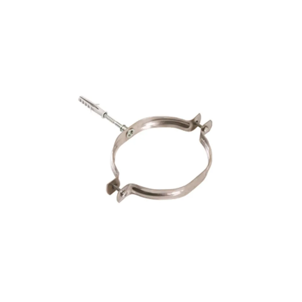 COLLARE INOX C/TASSELLO P/TUBO STUFA 12 CM (10 COLLARE INOX C/TASSELLO P/TUBO STUFA 12 CM (10