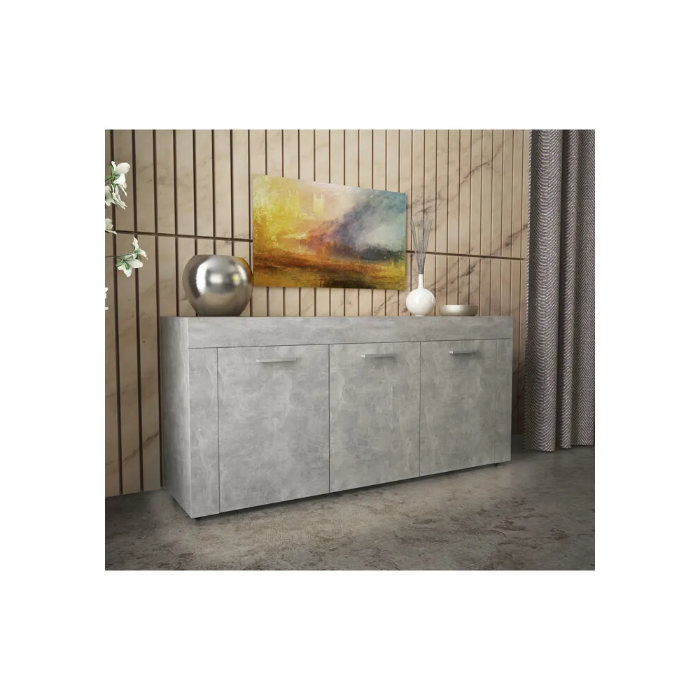 KIT MADIA 3 ANTE 150X41X82 CEMENTO CH.4298 KIT MADIA 3 ANTE 150X41X82 CEMENTO CH.4298