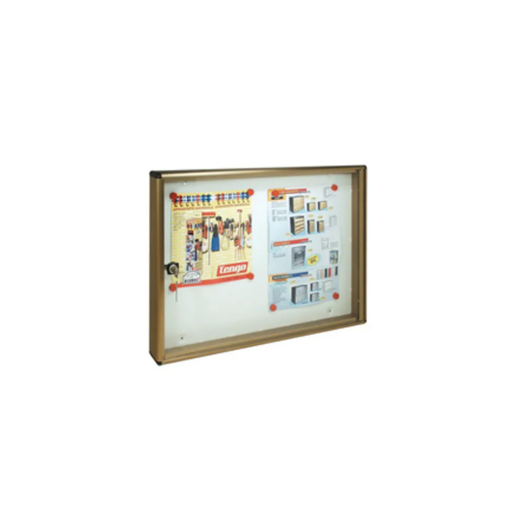 BACHECA FONDO MAGNETICO ALUBOX BC2 55X5X40 BR