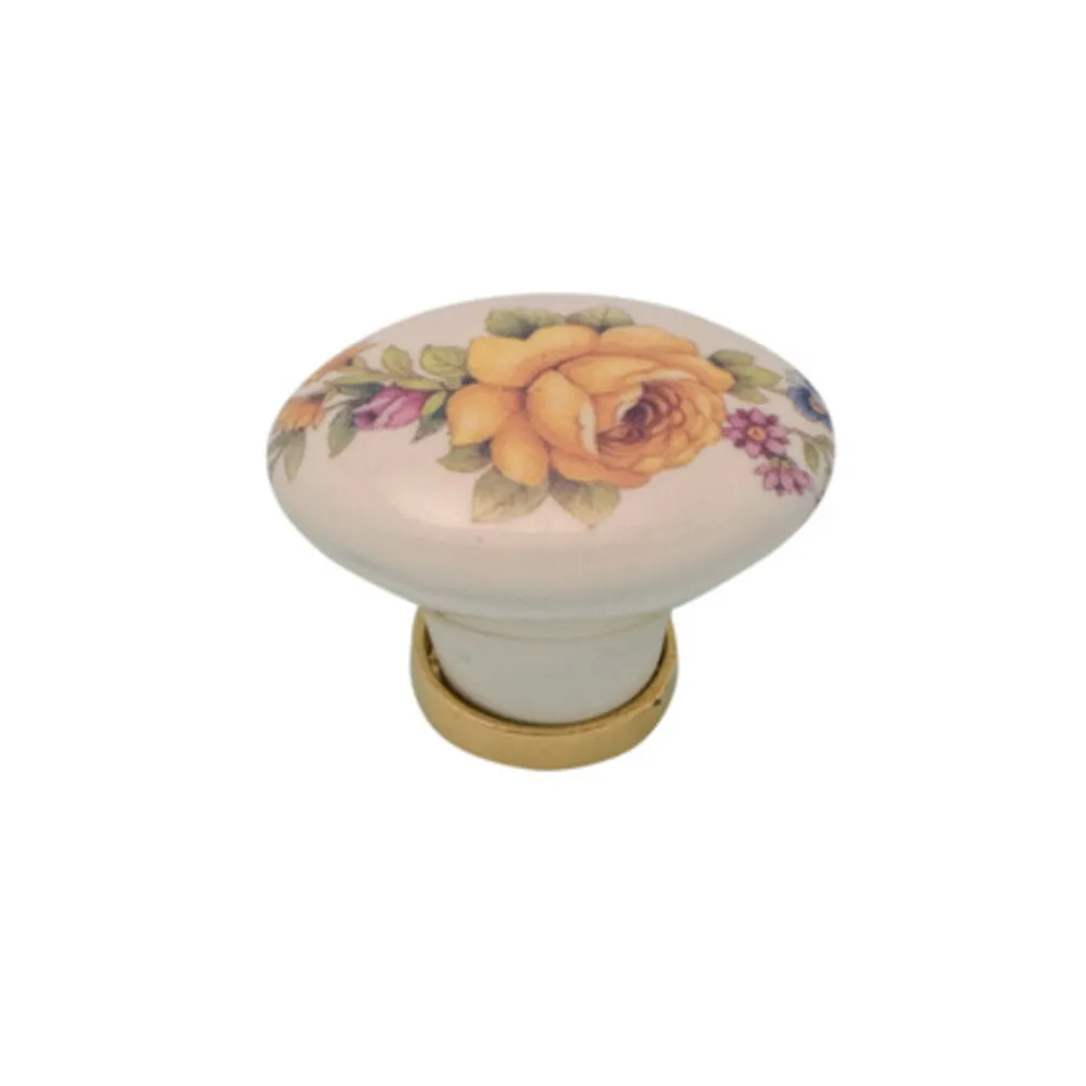 POMOLO PORCELLANA OVALE C/BASE F/18 24X34X25 MM (25 POMOLO PORCELLANA OVALE C/BASE F/18 24X34X25 MM (25