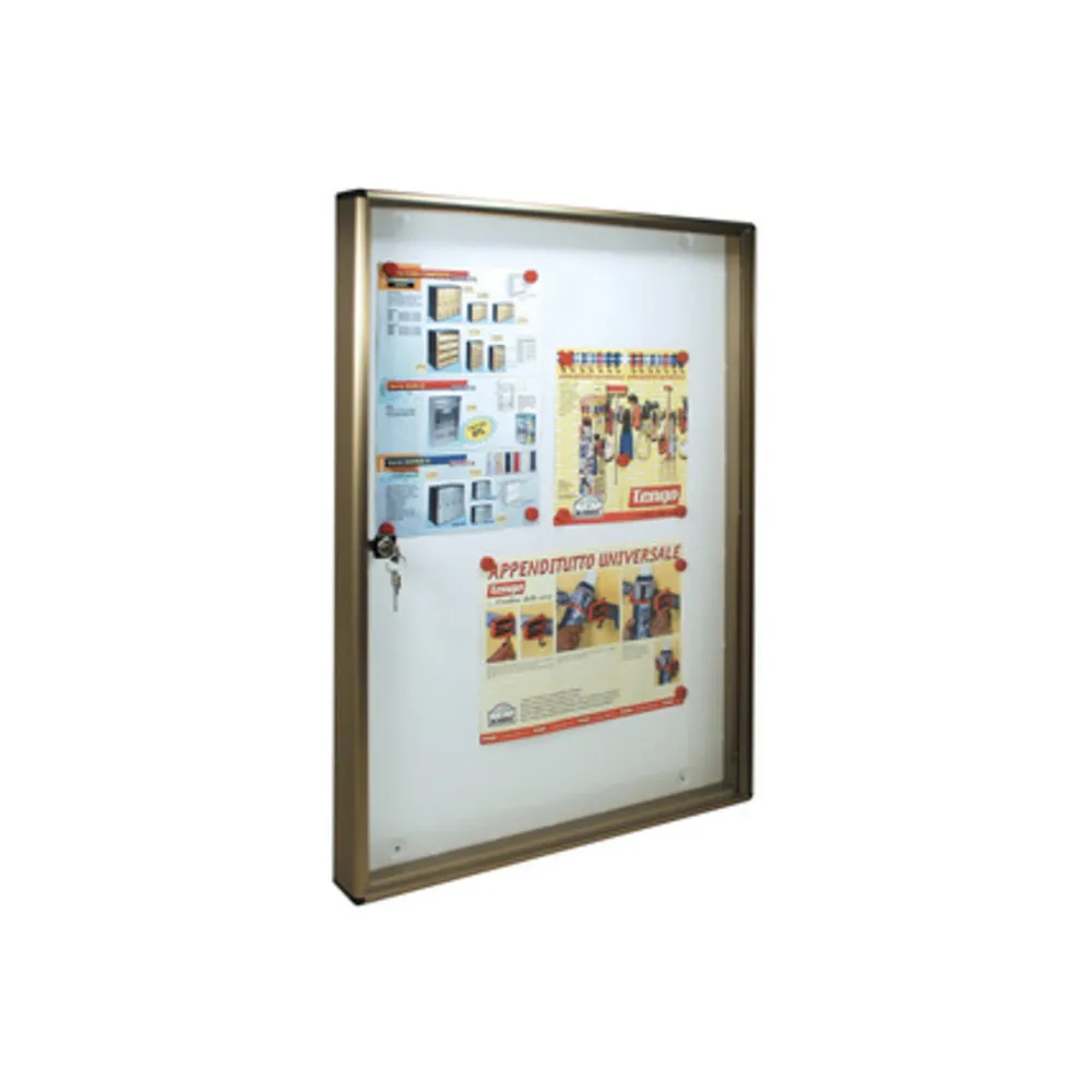 BACHECA FONDO MAGNETICO ALUBOX BC5 55X5X73 BR BACHECA FONDO MAGNETICO ALUBOX BC5 55X5X73 BR