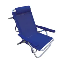 C SPIAGGINA RECLINABILE IN ALLUMINIO BLEU (2