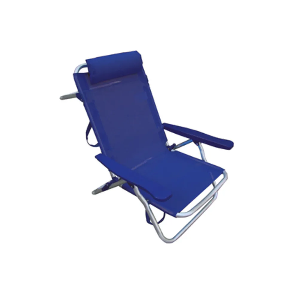 C SPIAGGINA RECLINABILE IN ALLUMINIO BLEU (2