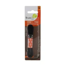 LACCI P/SCARPE TONDI 45 CM  2 PAIA NERO (3