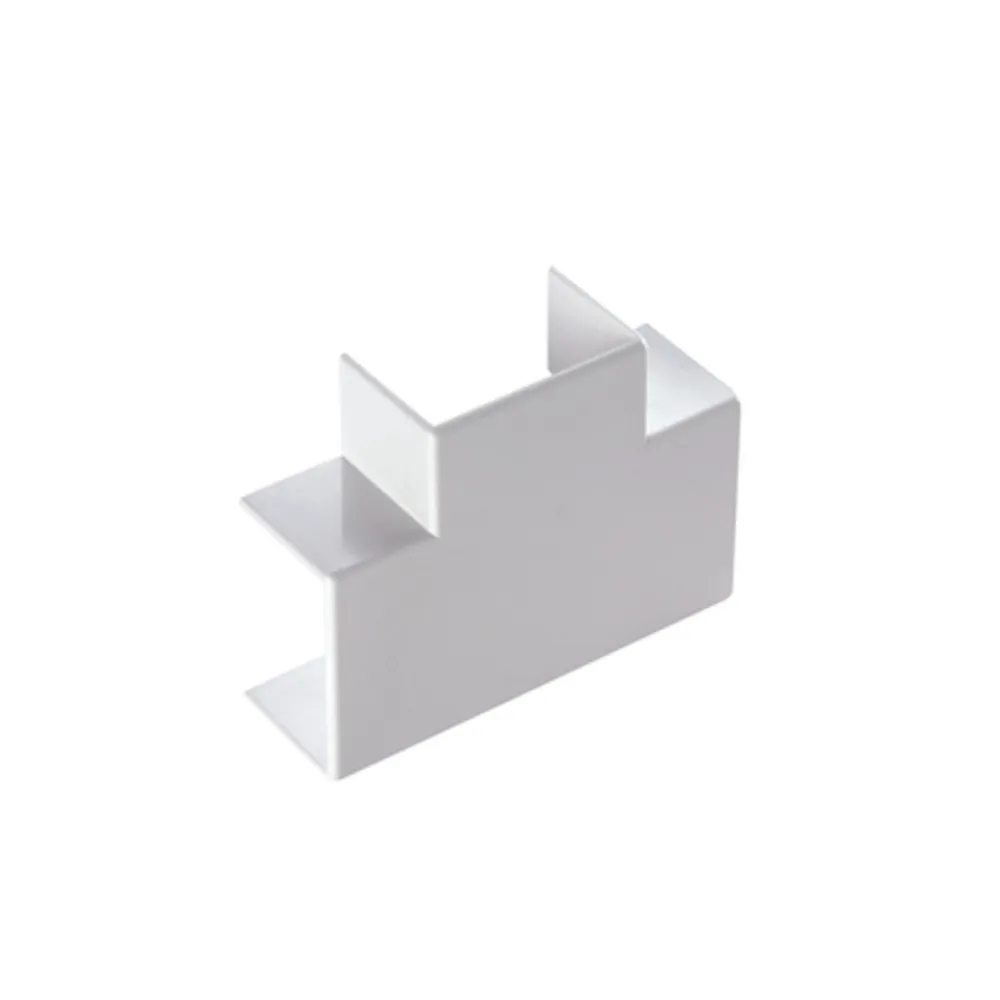 GIUNZIONE A T P/MINICANALINA 20X10 DA 2 PZ GIUNZIONE A T P/MINICANALINA 20X10 DA 2 PZ