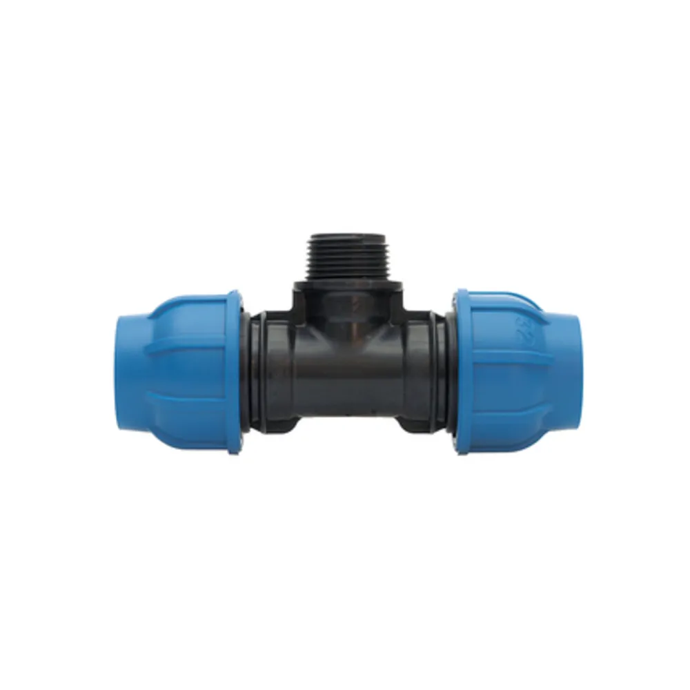 RACCORDO POLIPROP TEE M D 20 X 1/2 X 20 MM* (20