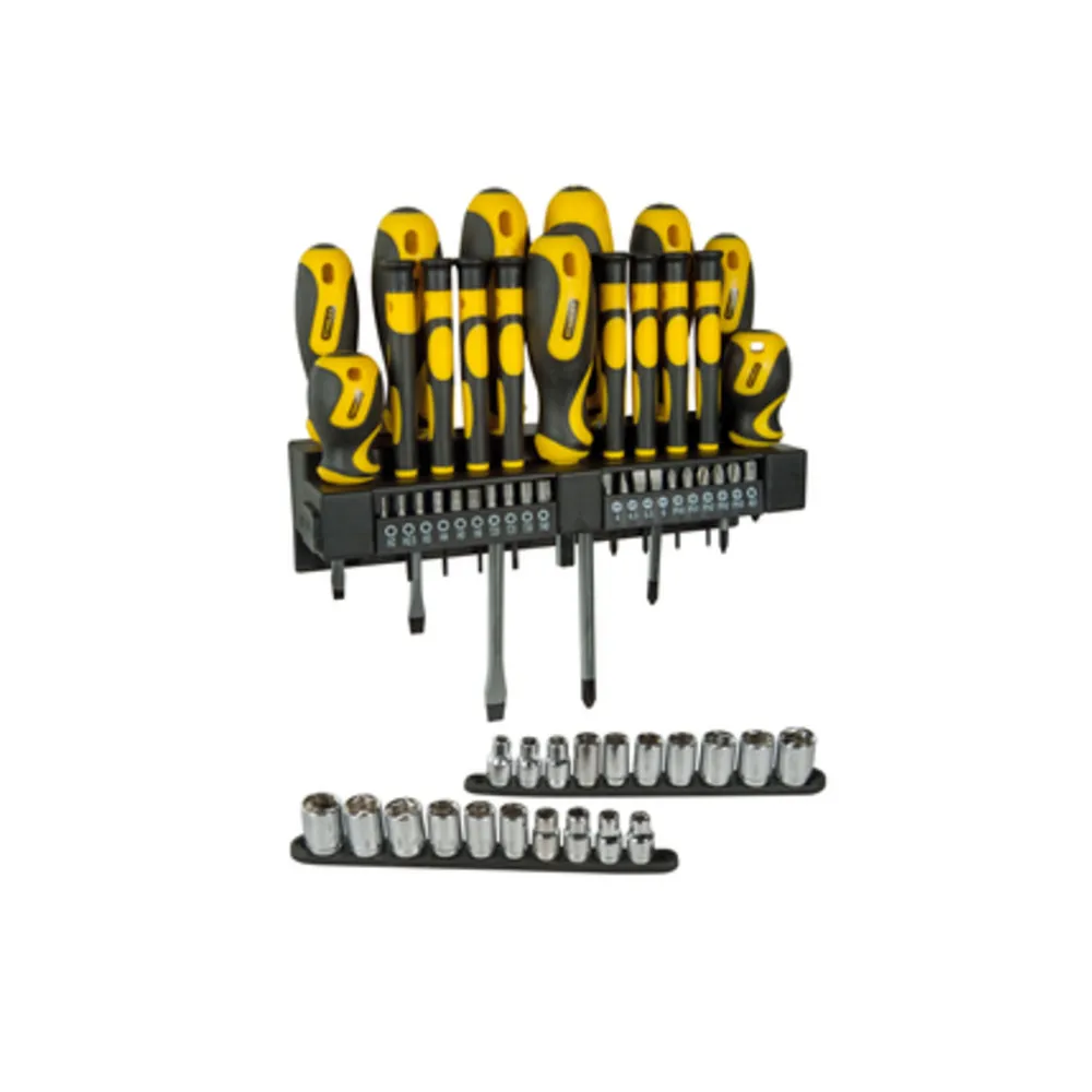 ST SET CACCIAVITI C/INSERTI E BUSSOLE 0.62143 57 PZ ST SET CACCIAVITI C/INSERTI E BUSSOLE 0.62143 57 PZ