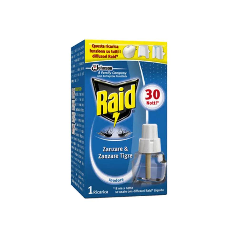 ANTIZANZARE RAID RICARICA LIQUIDA 30 NOTTI (24
