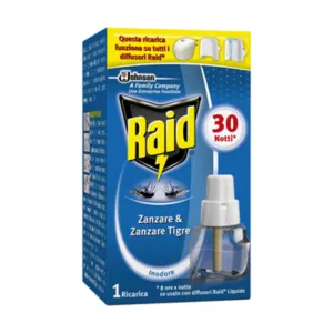 ANTIZANZARE RAID RICARICA LIQUIDA 30 NOTTI (24