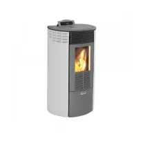 STUFA PELLET VENTIL  8.7KW KING ROUND12 BIANCO