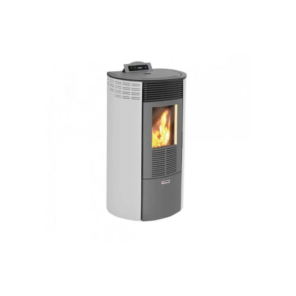 STUFA PELLET VENTIL 8.7KW KING ROUND12 BIANCO STUFA PELLET VENTIL 8.7KW KING ROUND12 BIANCO