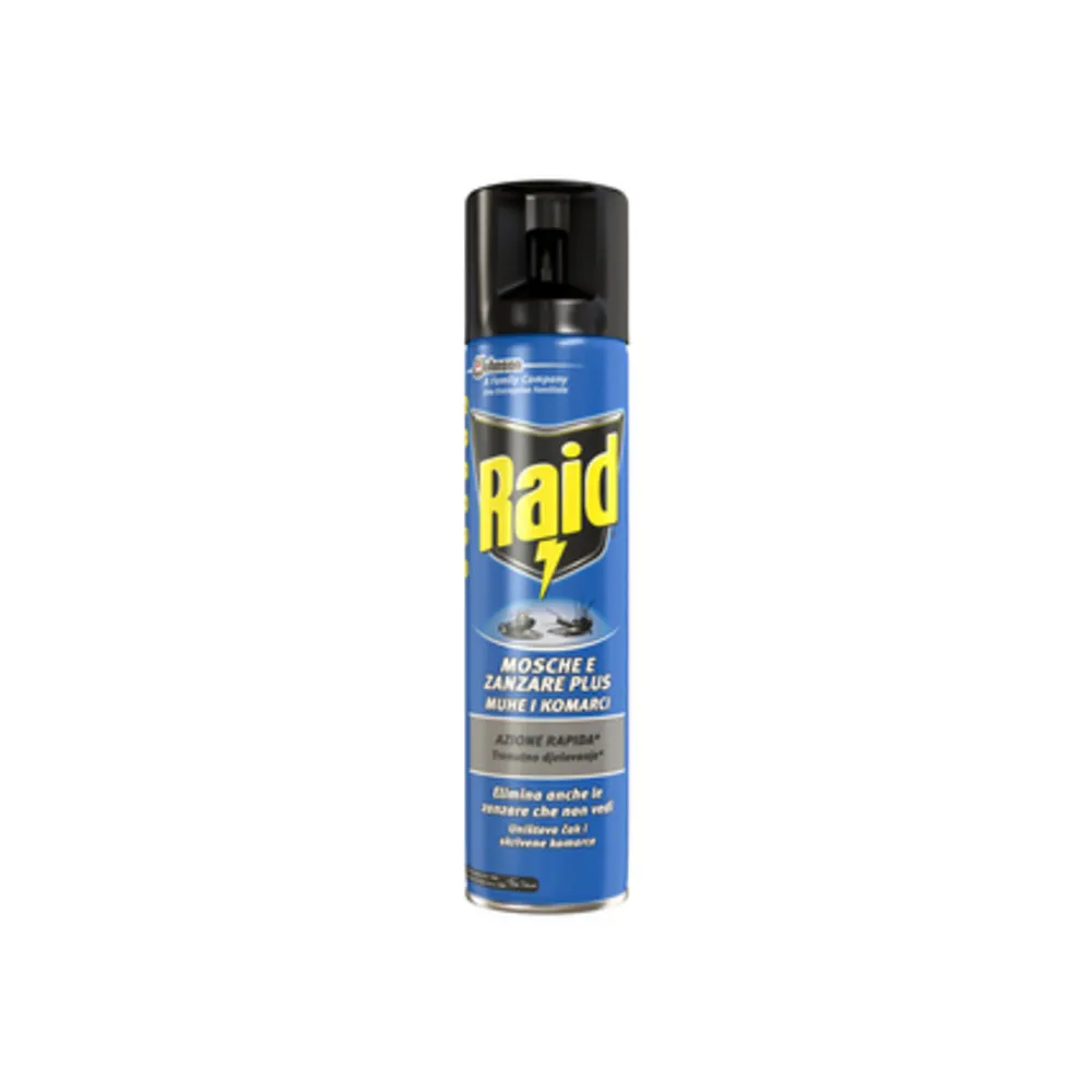 MOSCHE E ZANZARE RAID SPRAY 400 ML (12