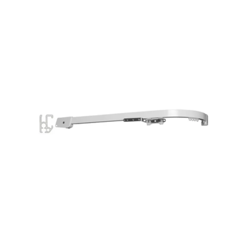 SCORRITENDA GRECIA IN ALLUMINIO 160/20 CM BIANCO