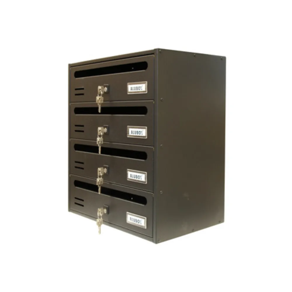 CASSETTA POSTALE ALUBOX CUBO/R 4 38 CASSETTA POSTALE ALUBOX CUBO/R 4 38