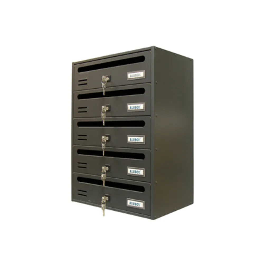 CASSETTA POSTALE ALUBOX CUBO/R 5 38 CASSETTA POSTALE ALUBOX CUBO/R 5 38