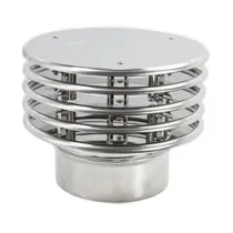 TERMINALE INOX A LAMELLA D 12 CM (2