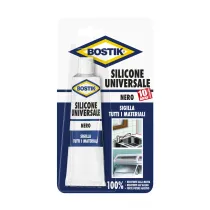 BOSTIK SILICONE UNIVERSALE 60 ML NERO BLISTER (12