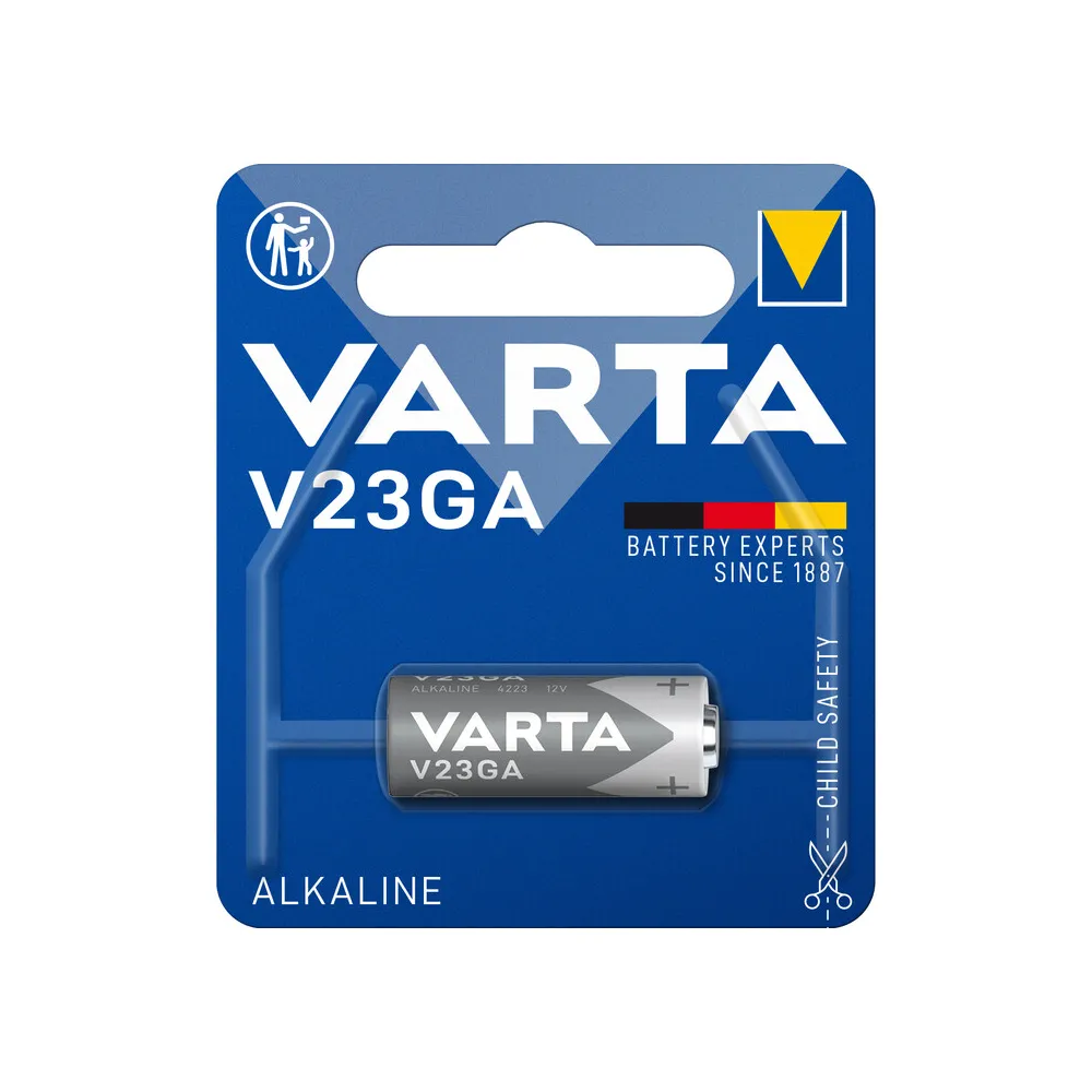 VARTA BATTERIA ALCALINA V23GA 12V BL 1 PZ MN21 (10 VARTA BATTERIA ALCALINA V23GA 12V BL 1 PZ MN21 (10