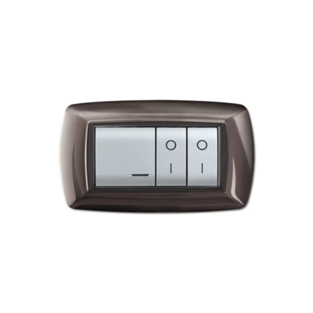 PLACCA LIFE LIVING PLAST ALLUMINIO NOTTE 4P