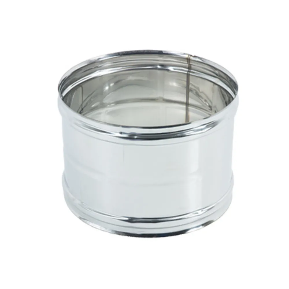 RACCORDO INOX ATTACCO FF D 8 CM RACCORDO INOX ATTACCO FF D 8 CM