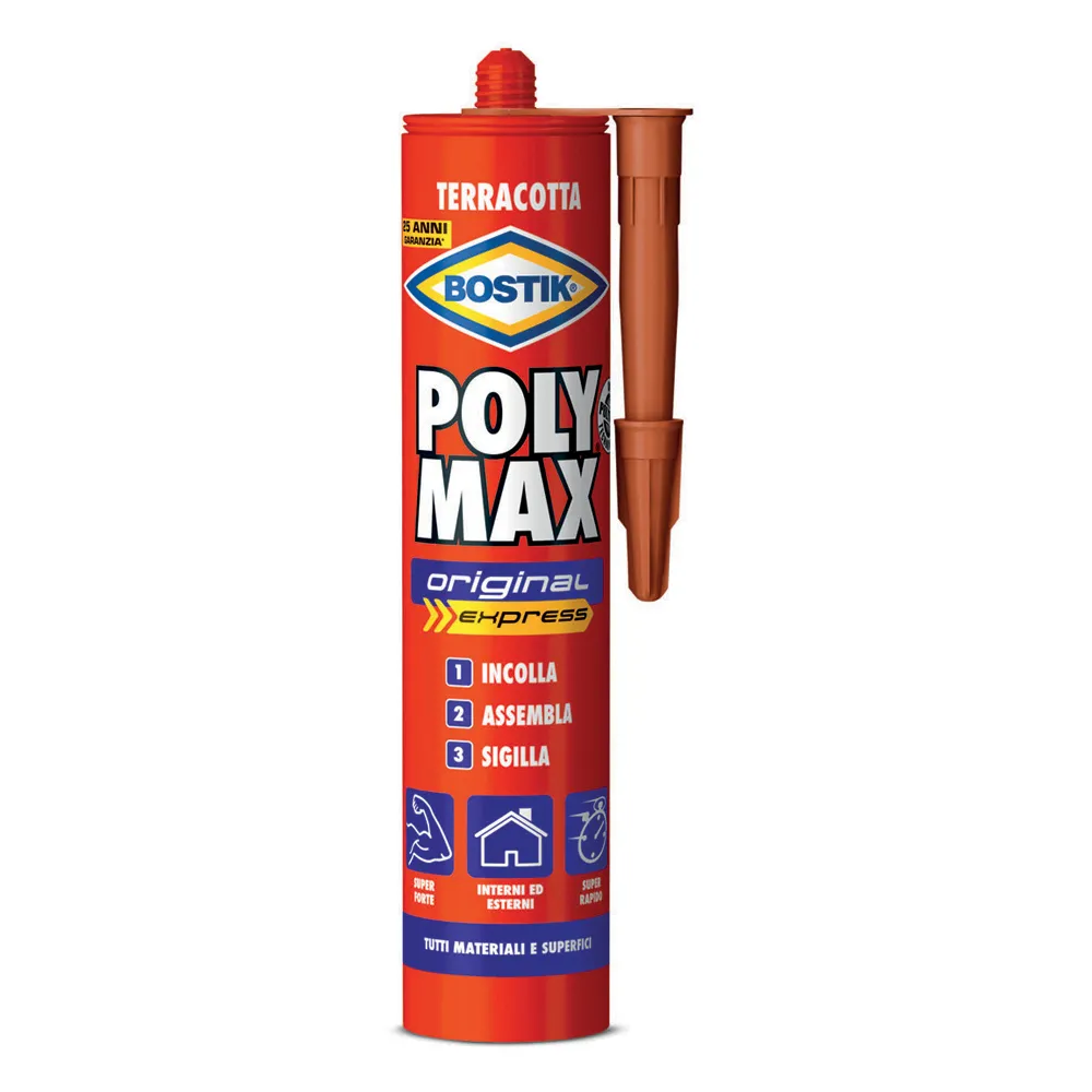 BOSTIK POLYMAX ORIGINAL 425 G TERRACOTTA CARTUC BOSTIK POLYMAX ORIGINAL 425 G TERRACOTTA CARTUC