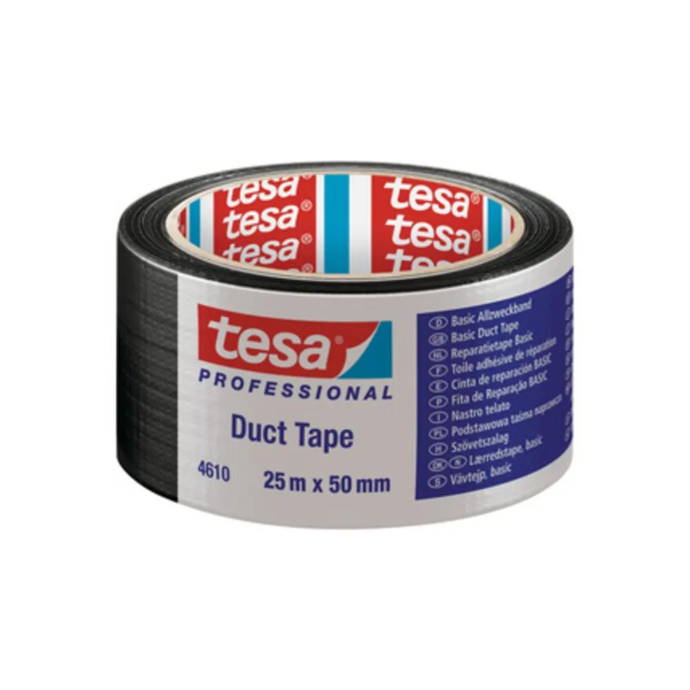 NASTRO AMERICANO TESA BASIC 50MMX25M NERO (6 NASTRO AMERICANO TESA BASIC 50MMX25M NERO (6