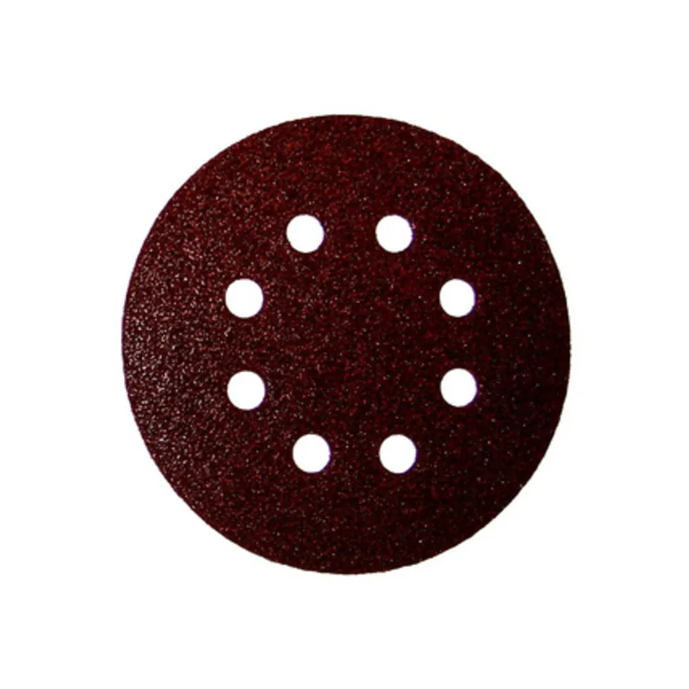 DISCO ABRASIVO VELCRO 8 FORI D 125 MM GRANA 100 (100 DISCO ABRASIVO VELCRO 8 FORI D 125 MM GRANA 100 (100