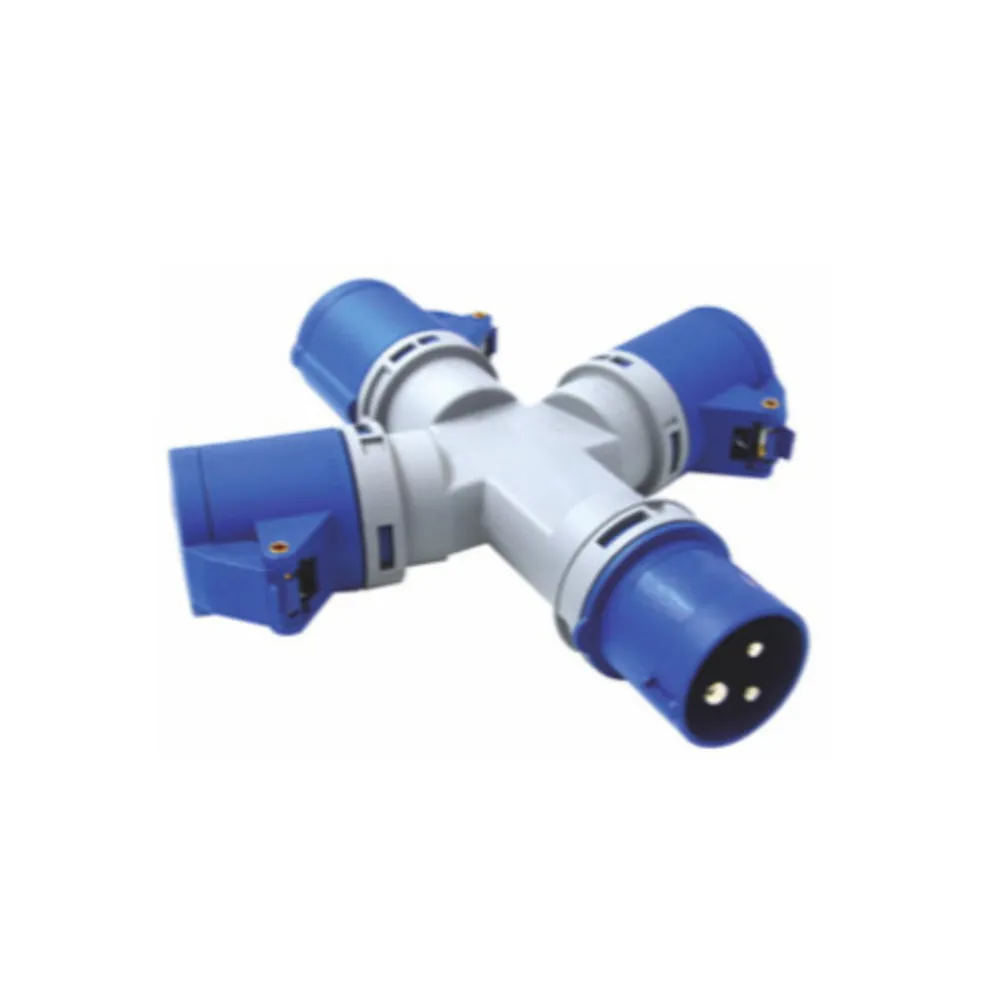 ADATTATORE INDUSTRIALE 16A 220V MULTIPL IP44 FIG.9