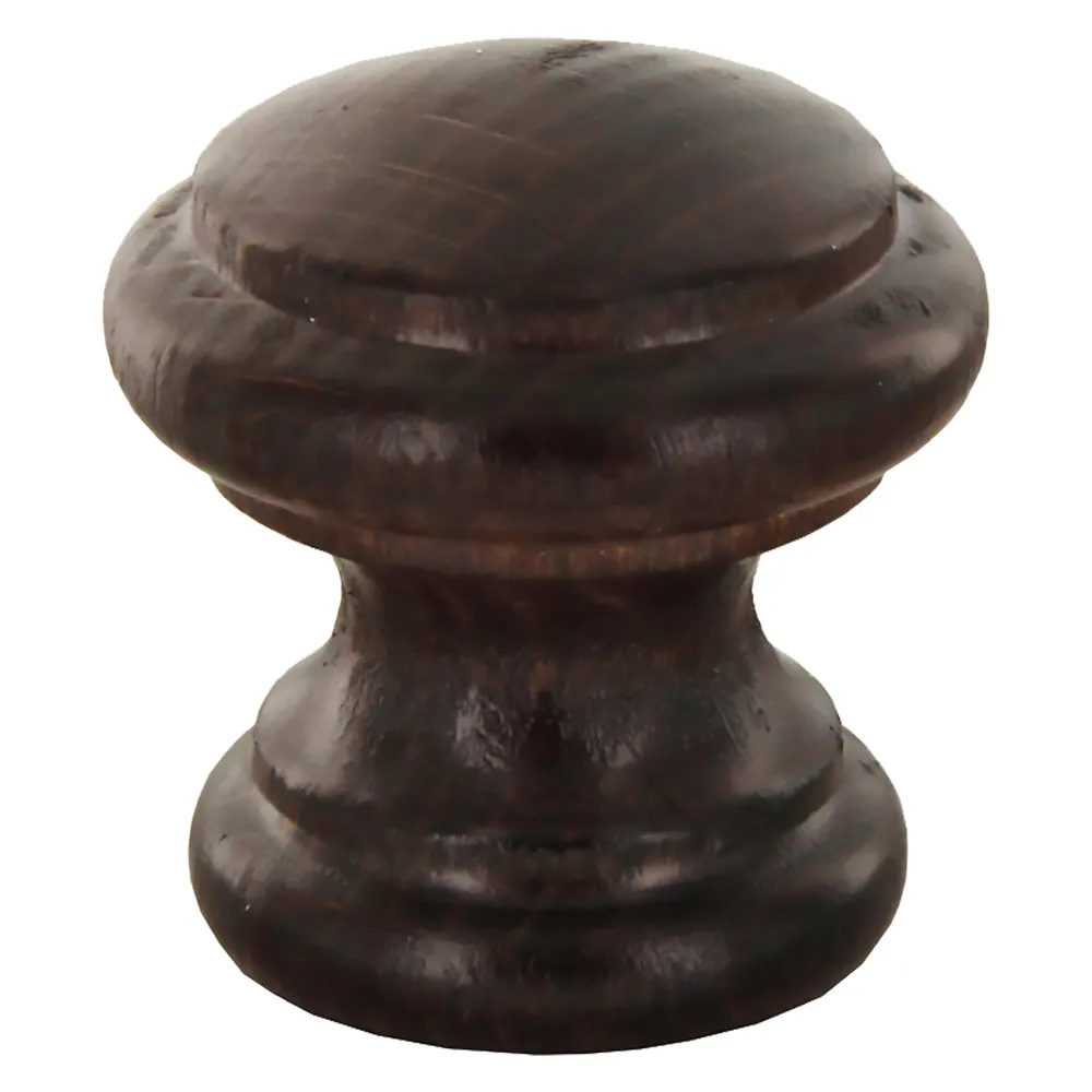 POMOLO IN LEGNO ART. 114 mm 30 noce scuro POMOLO IN LEGNO ART. 114 mm 30 noce scuro