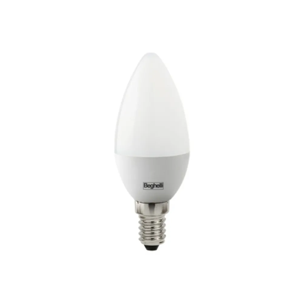 BEGHELLI LED OLIVA E14  5W 56814 NATURALE 4000K* PLAST (10