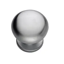 POMOLO OTTONE CIPOLLA  D 63 MM  ART.143 CROMO SAT
