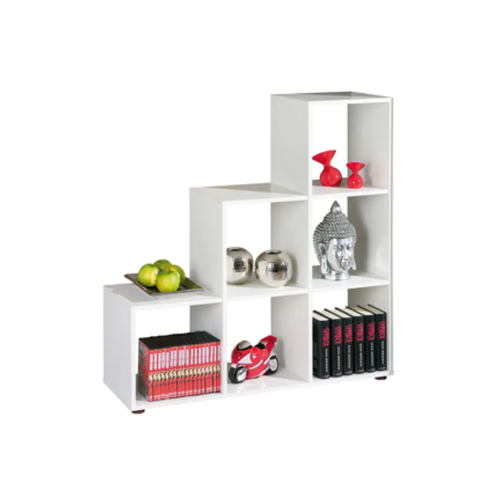 LIBRERIA SCALA 6 105X33XH109 CM BIANCO