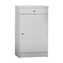 MOBILE 1 ANTA +1 CASSETTO 46X34X80 BIANCO LACC. 222TL