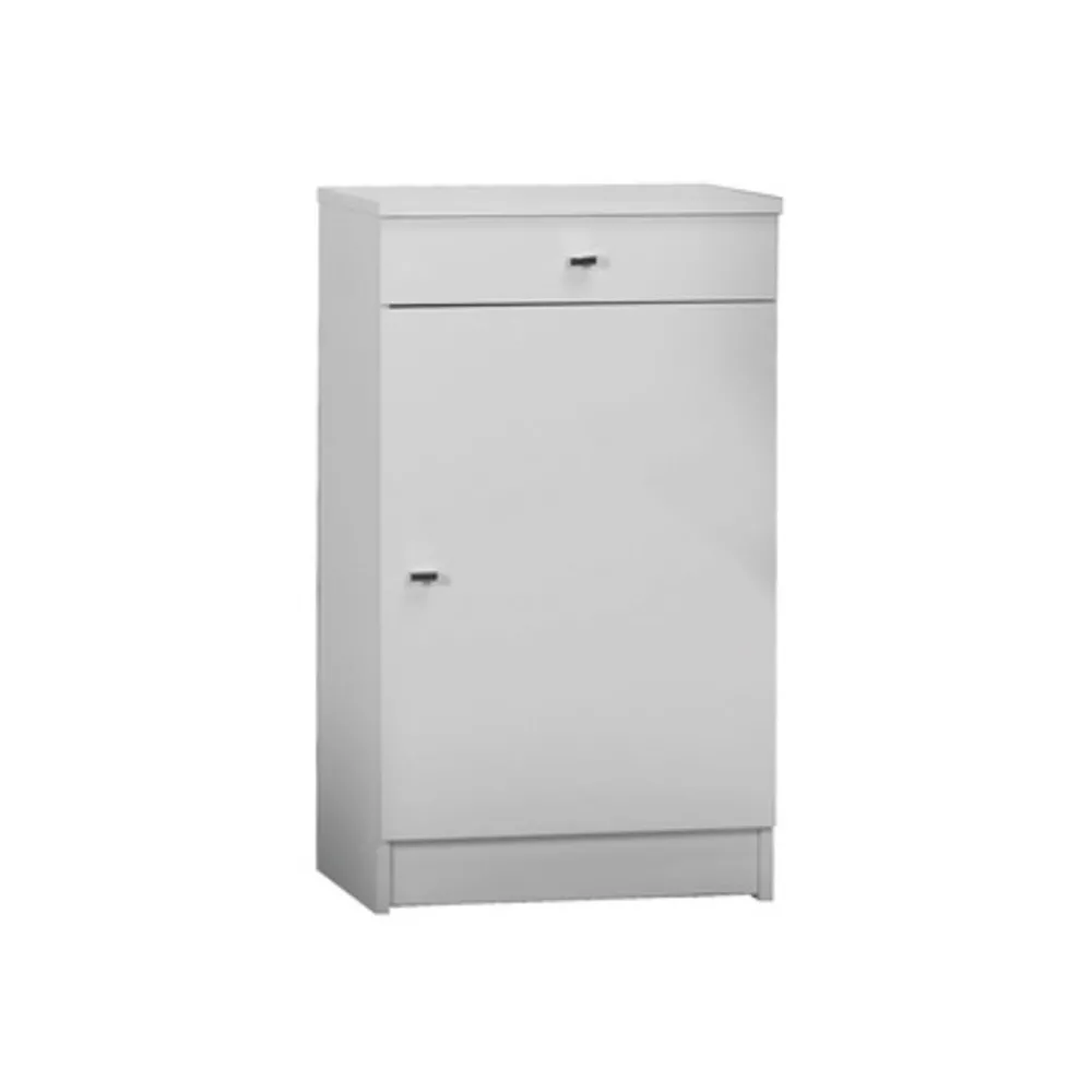 MOBILE 1 ANTA +1 CASSETTO 46X34X80 BIANCO LACC. 222TL