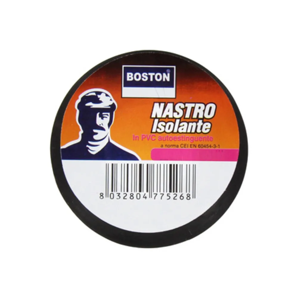 BOSTON NASTRO ISOLANTE NERO 50MMX25M (3 BOSTON NASTRO ISOLANTE NERO 50MMX25M (3