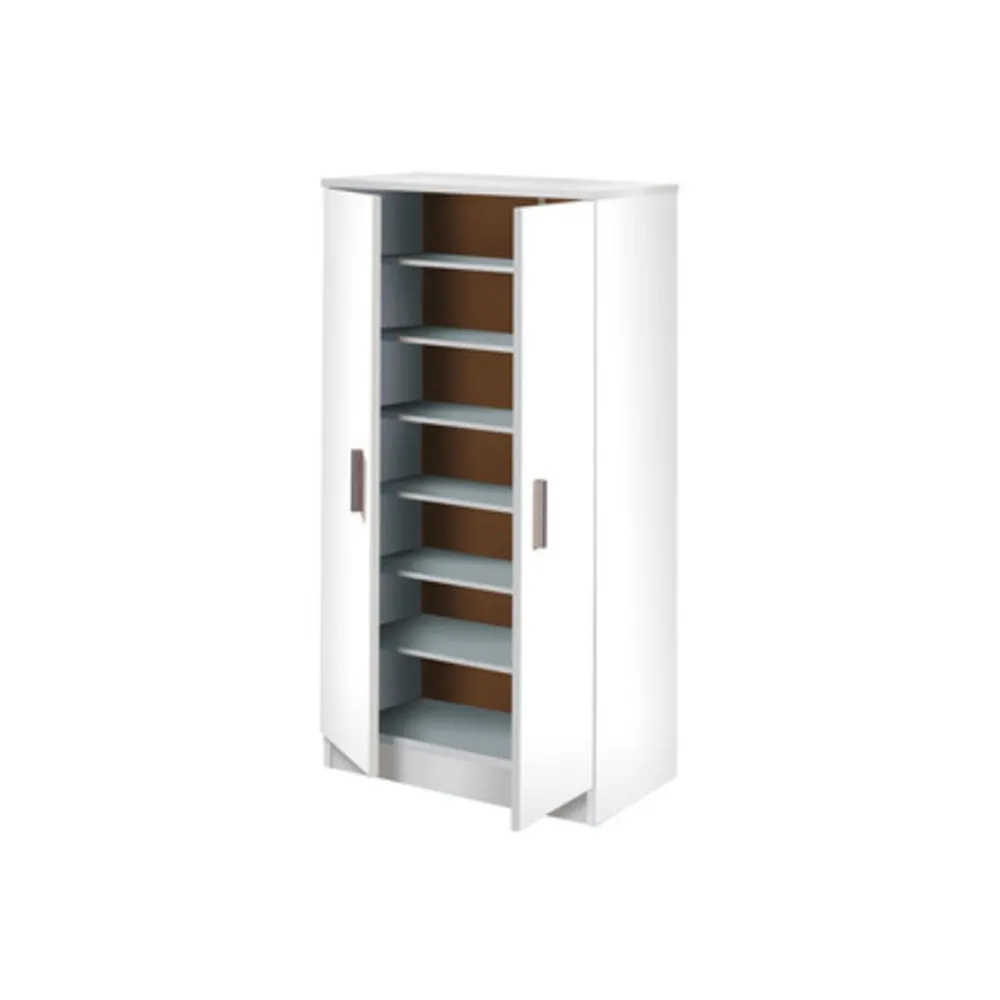 KIT SCARPIERA 2 ANTE + 6 RIPIANI 55X36X108 BIANCO
