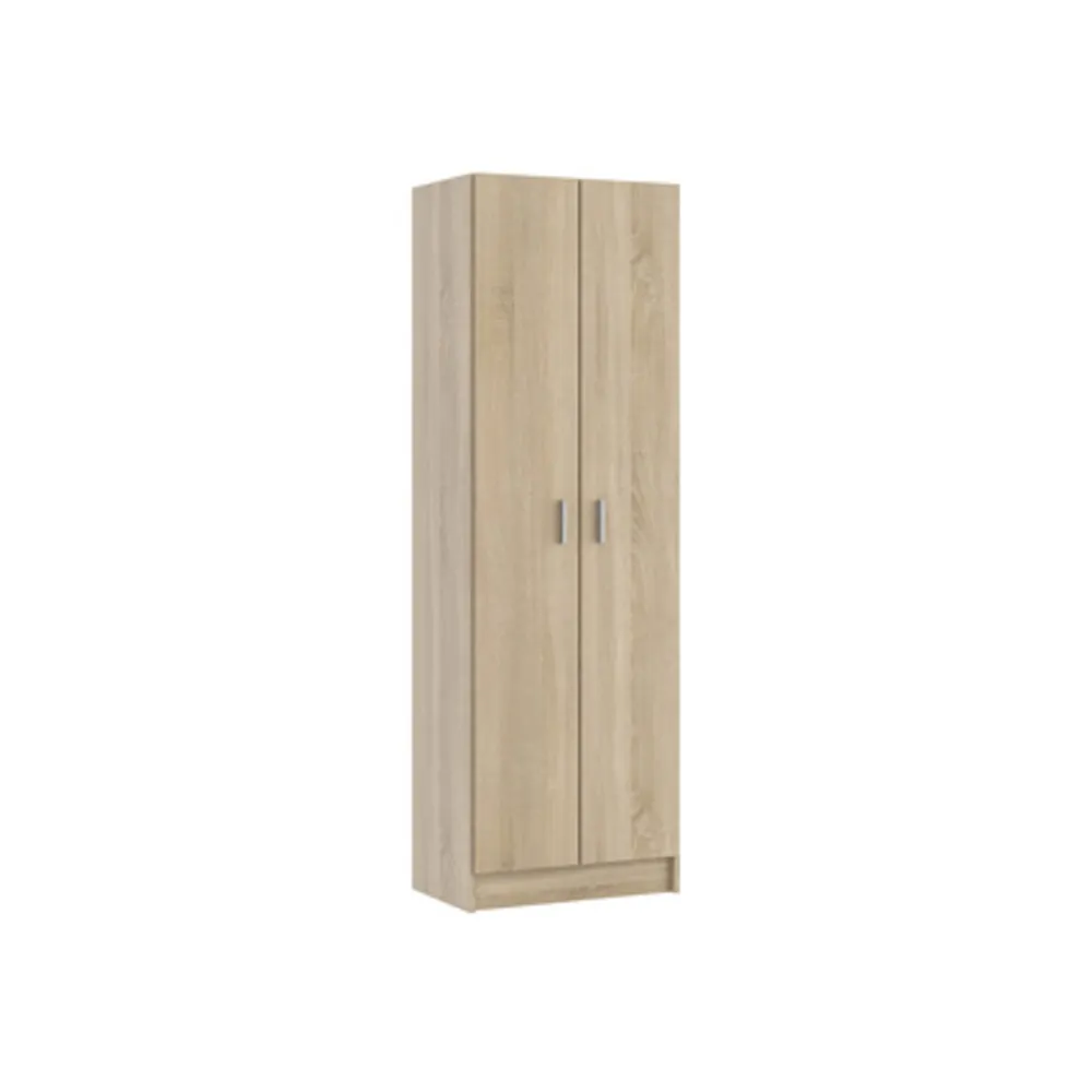 KIT ARMADIO 2 ANTE MULTIUSO 5 RIPIANI 59X37X180 ROVERE CANAD. KIT ARMADIO 2 ANTE MULTIUSO 5 RIPIANI 59X37X180 ROVERE CANAD.