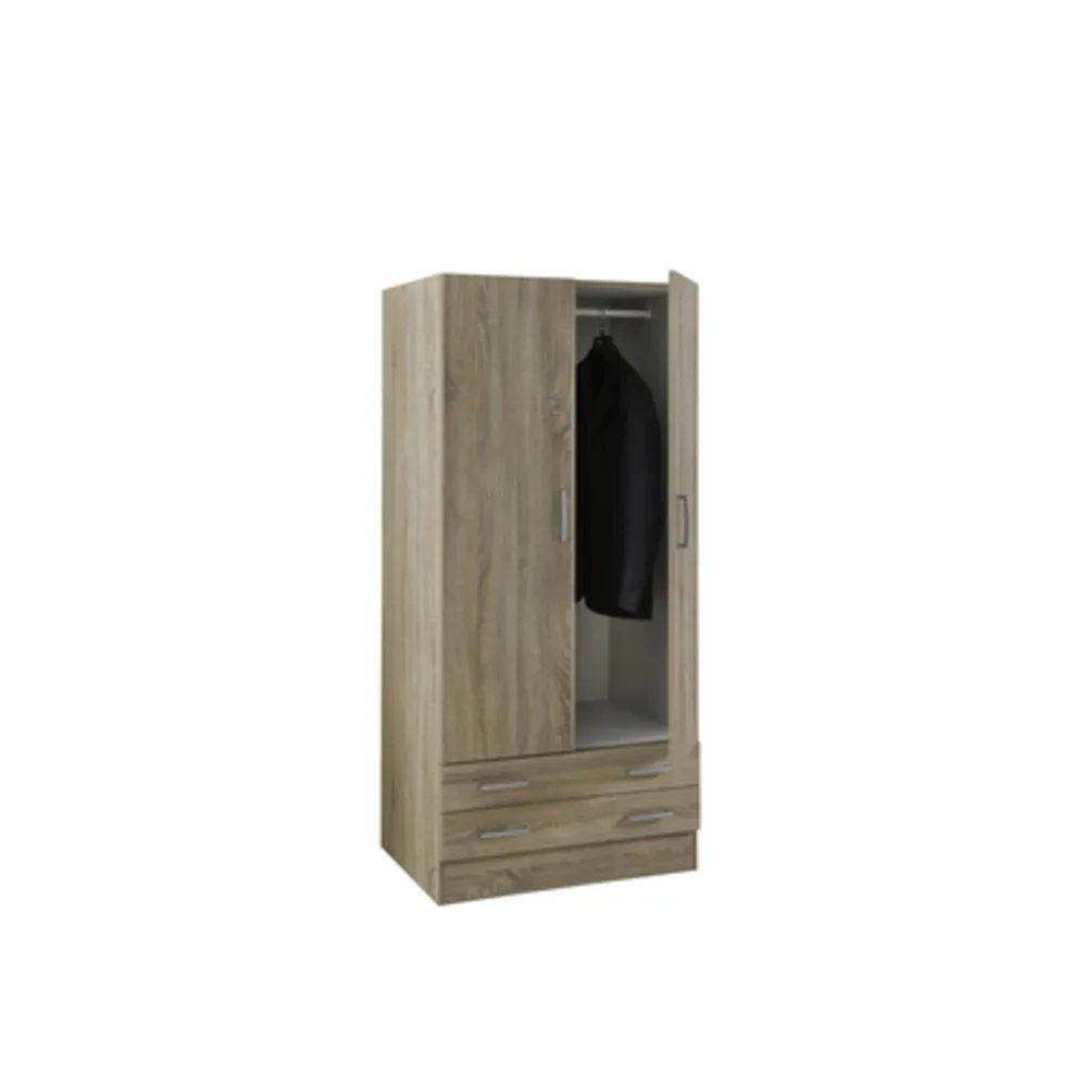 KIT ARMADIO 2 ANTE + 2 CASSETTI 82X46X184 KIT ARMADIO 2 ANTE + 2 CASSETTI 82X46X184