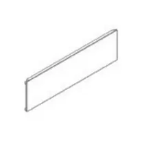 ZAF PANNELLO LISCIO CM. 29X100 GRIGIO