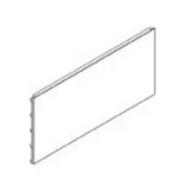 ZAF PANNELLO LISCIO CM. 47X100 GRIGIO (2